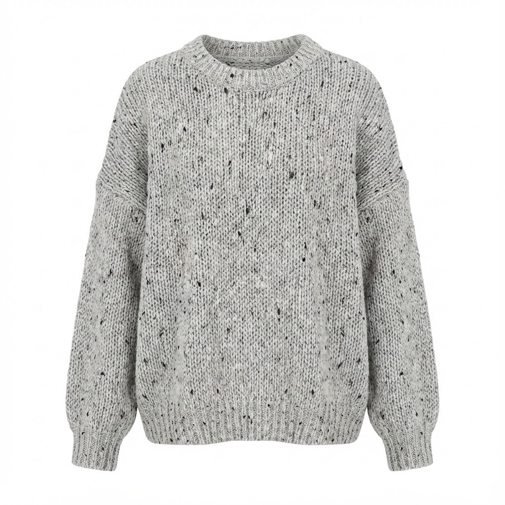 Milava™ Sweter z Długim Rękawem