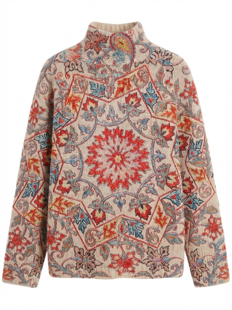 Milava™ Kwiatowy golf vintage